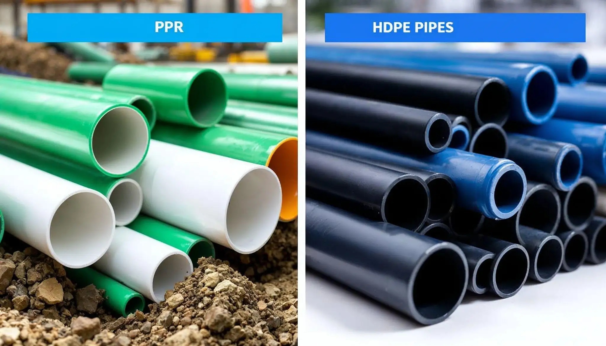 Jual Pipa HDPE dan Pipa PPR: Panduan Lengkap Memilih Pipa Terbaik untuk Kebutuhan Anda Jual Pipa HDPE dan Pipa PPR: Panduan Lengkap Memilih Pipa Terbaik untuk Kebutuhan Anda